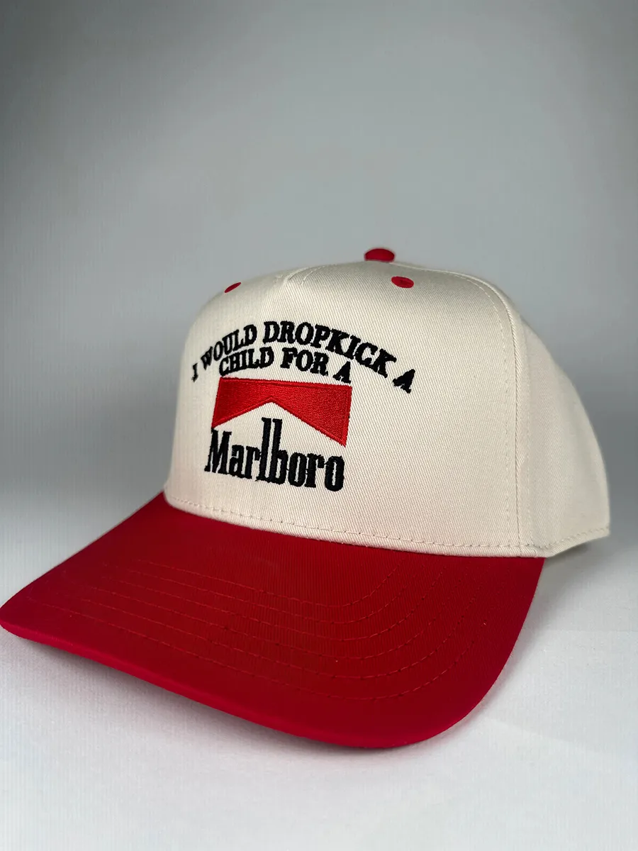 🔥Hot Sale 💕I Would Dropkick For A Malboro Embroidered Trucker Hat