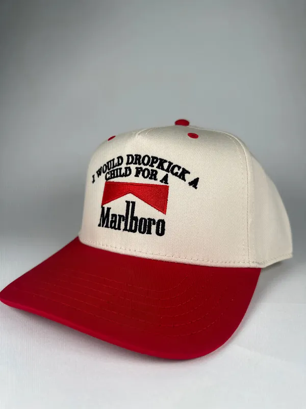 🔥Hot Sale 💕I Would Dropkick For A Malboro Embroidered Trucker Hat