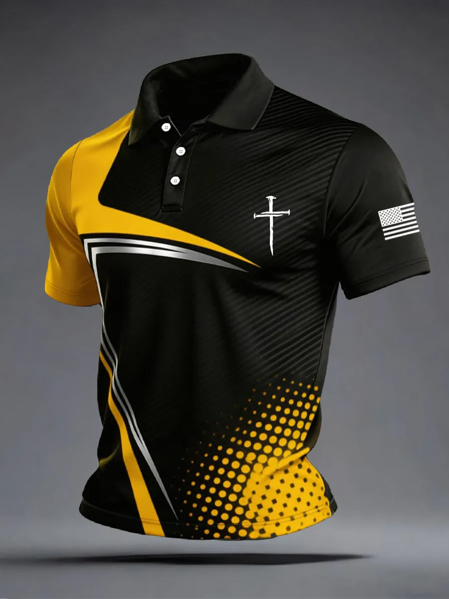 Men's America Anniversary Short-Sleeve Polo Shirt