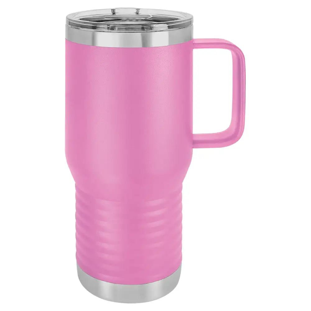 Double Wall Handled Coffee Stainless Steel Tumbler