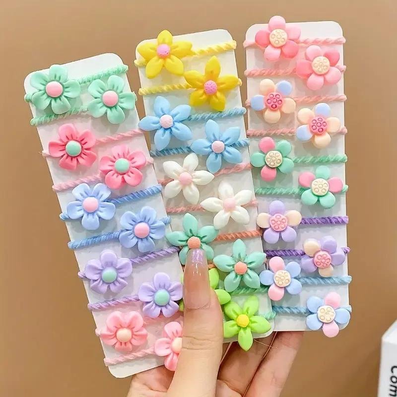 Butterfly Cute Floral Hair Ties