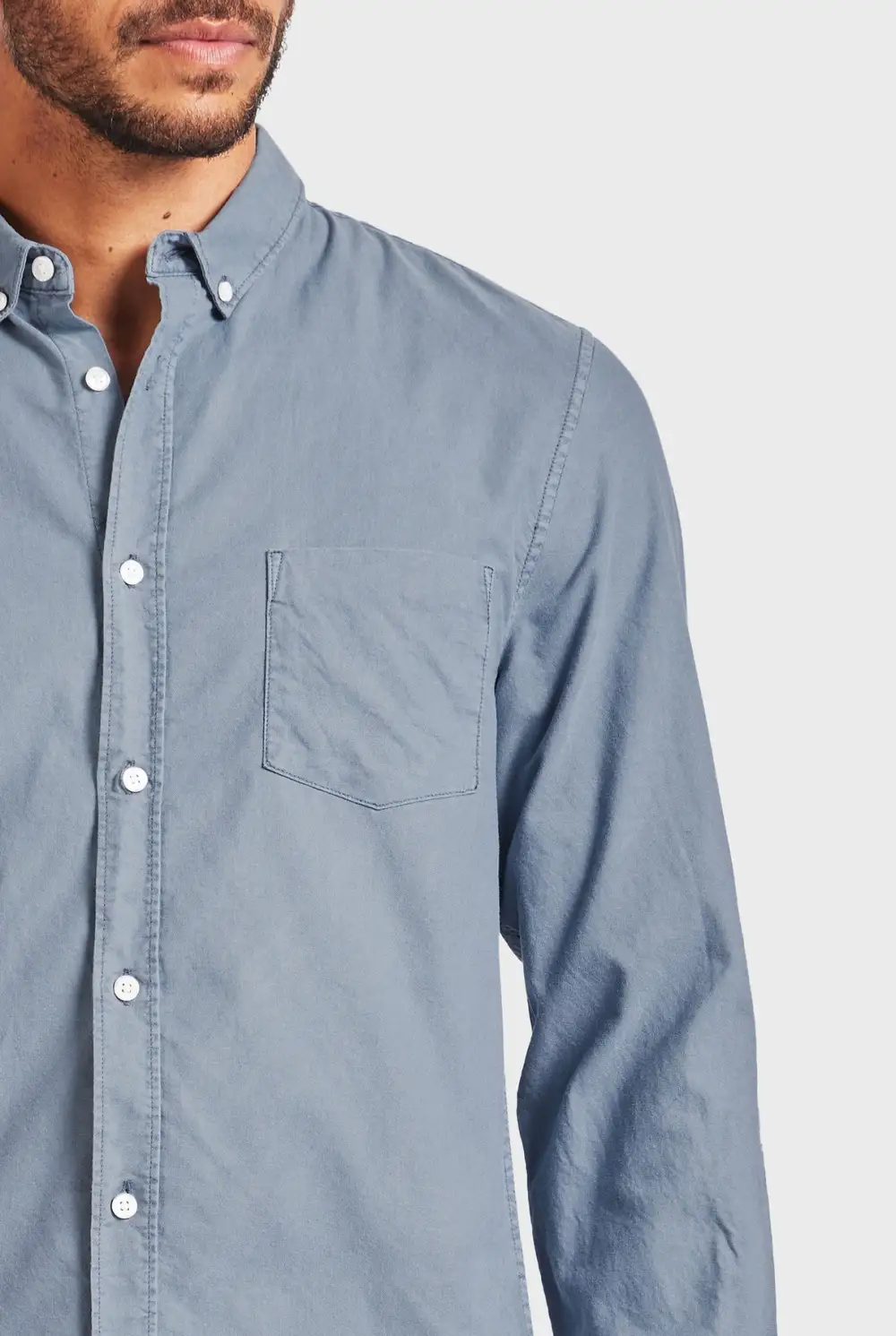 Vintage Oxford Button Down Long Sleeve Shirt