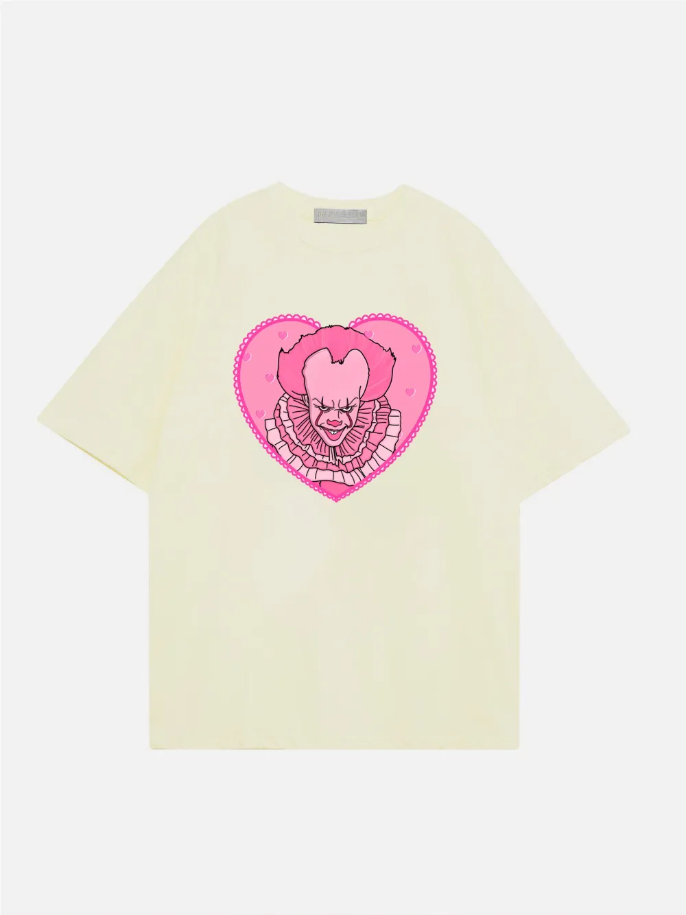 Women's Heart - Art Letter Printed T - Shirt