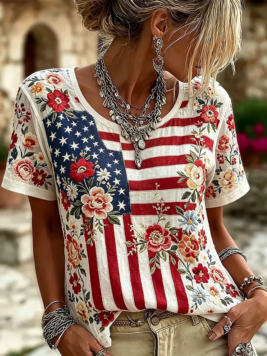 Women's 250th Anniversary Printed T-shirt