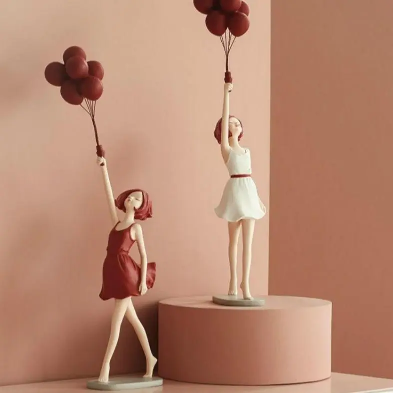 Girl With Balloon Sculpture