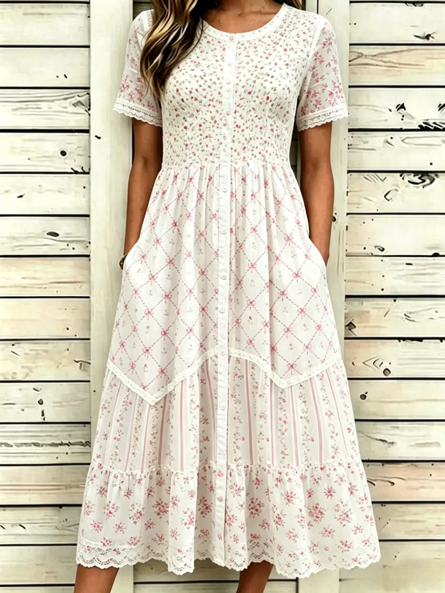 Women'S Printed Casual Dress