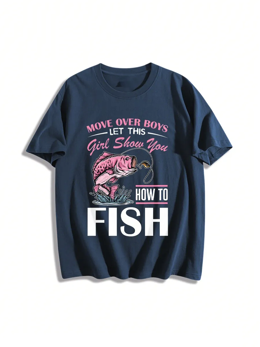 Empowering Fishing Message T-Shirt