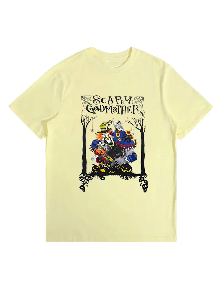 Unisex Halloween Crew Neck Short Sleeve T-Shirt