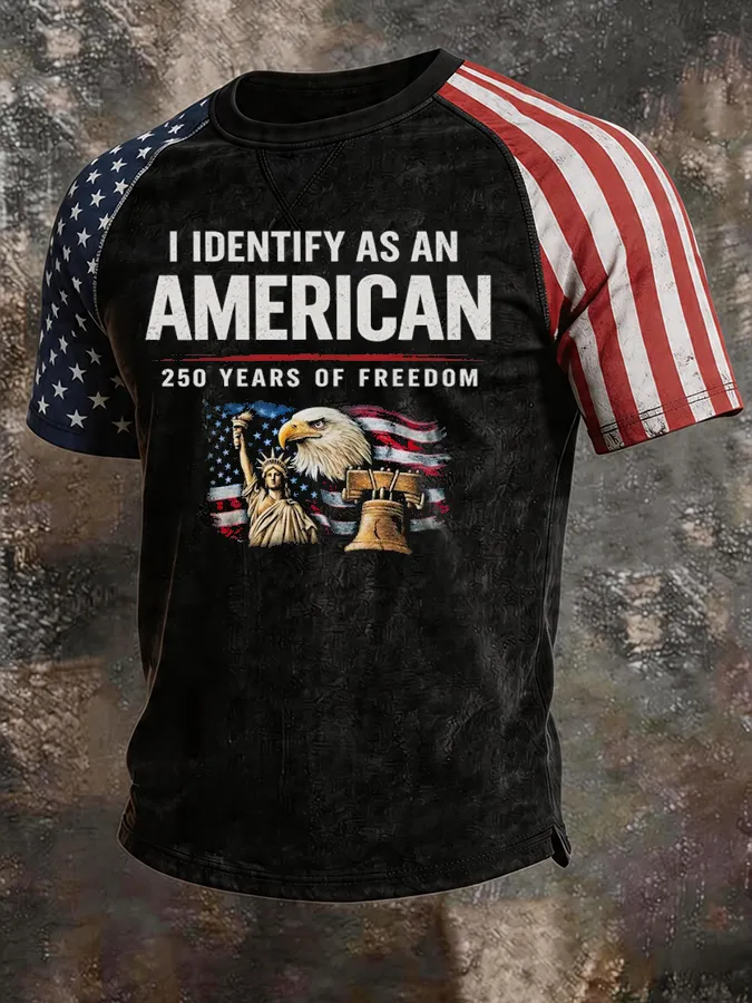 Men'S Independence Day Printed Casual T-Shirt