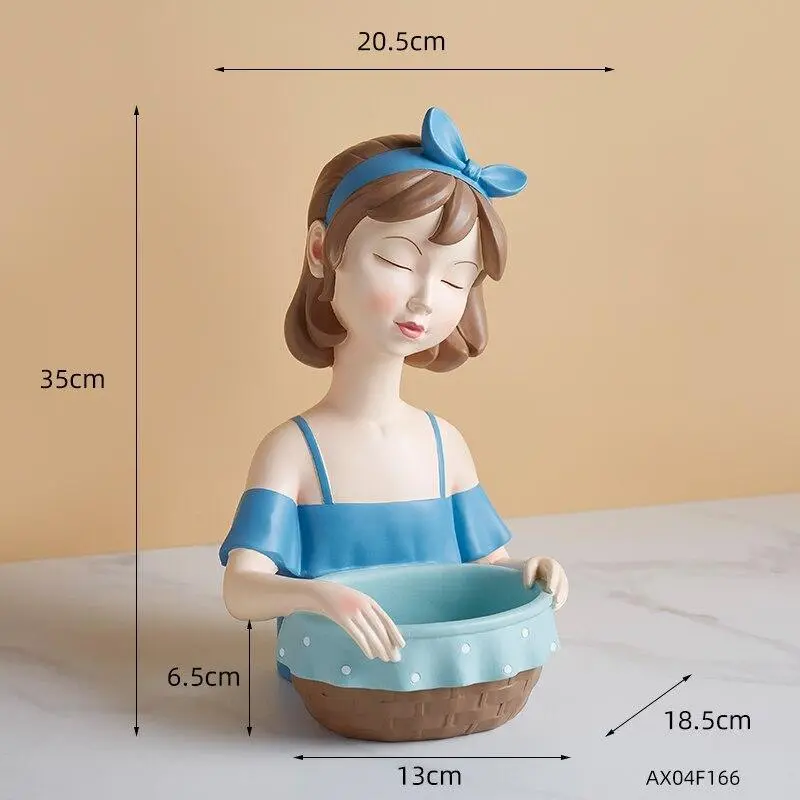 Girl With Tray Sculpture