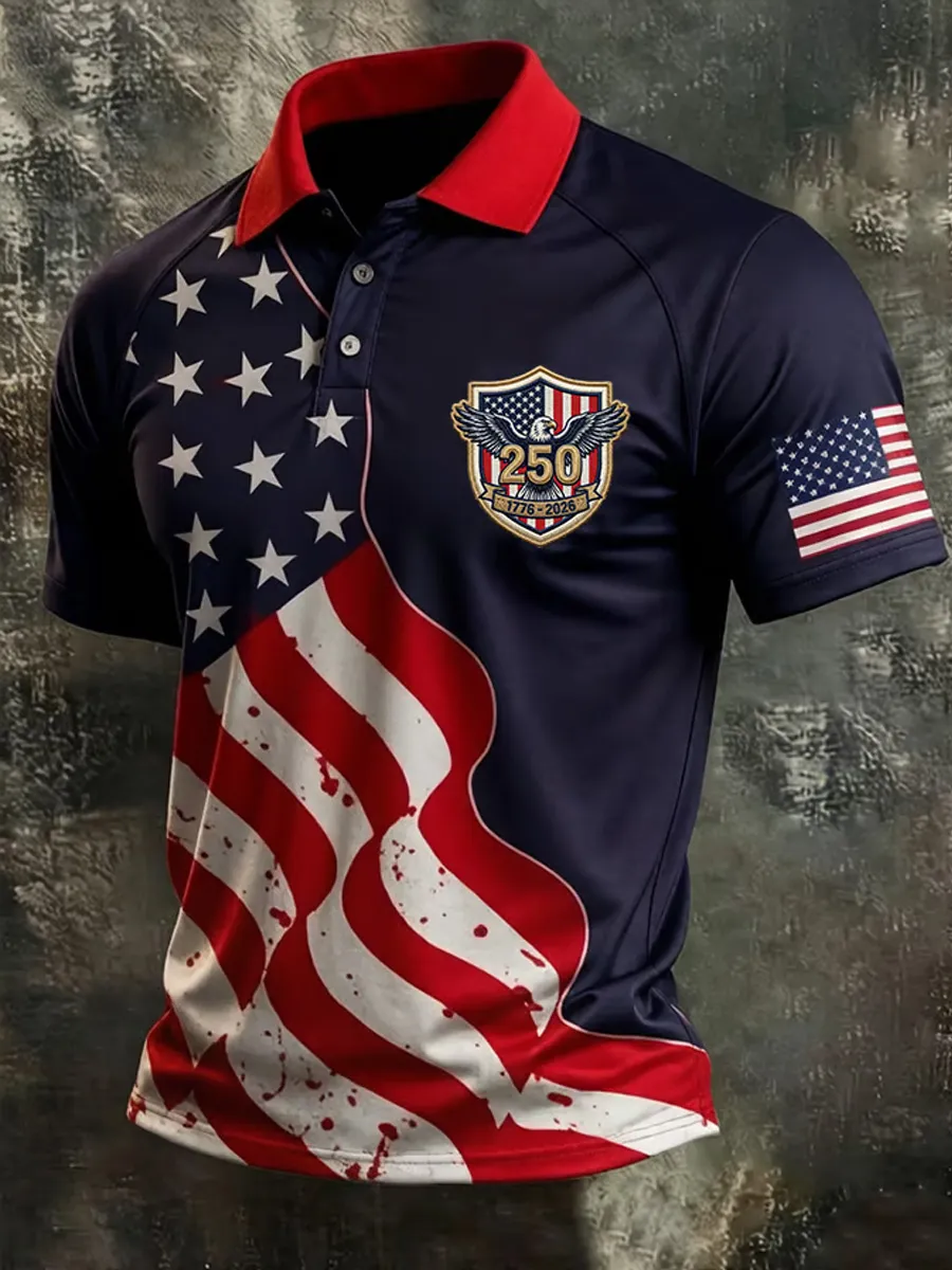 Men's 250th Anniversary Print Business Top