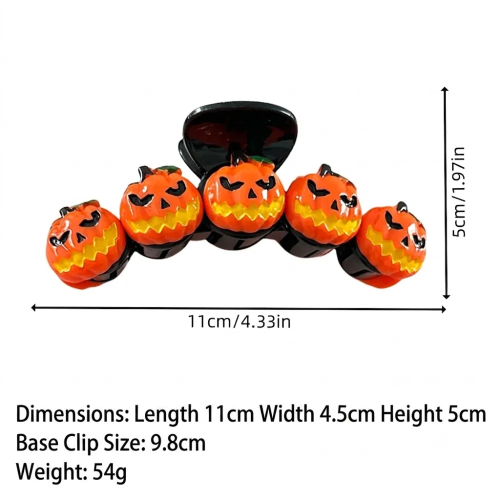 Halloween 2pcs Halloween Funny Pumpkin Hair Claw