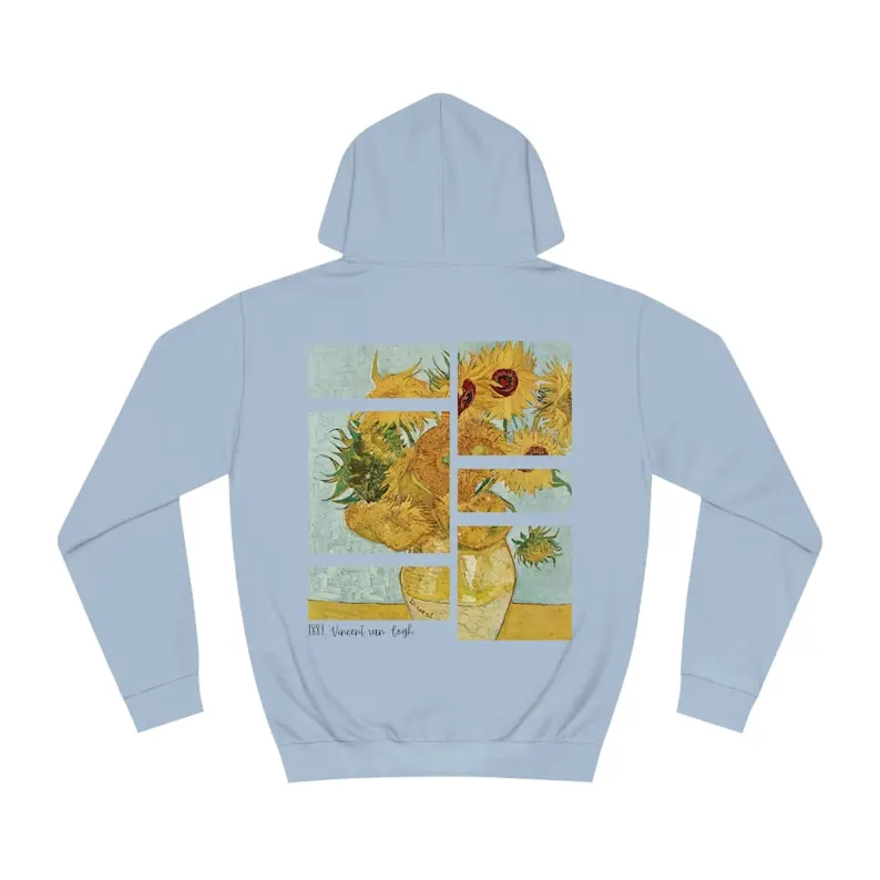 Sunflowers Hoodie  Art Retro Vintage Hoodie