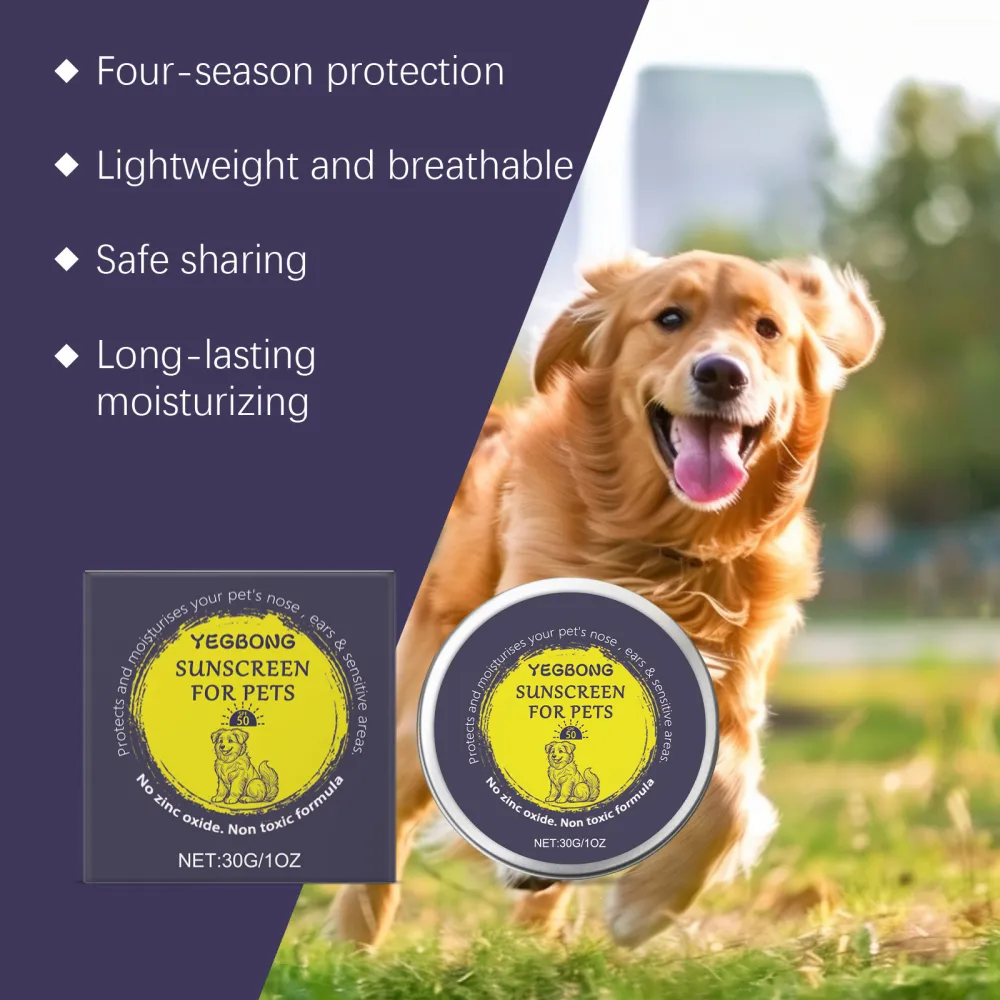 The gentle ingredients of the pet protective cream soothe, care and clean the skin of pets. It is suitable for daily use by cats and dogs 1 pcs