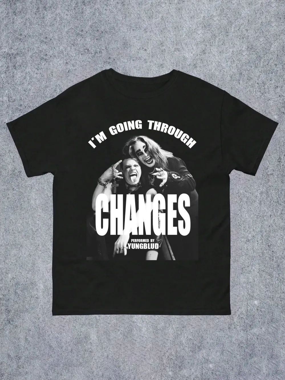 💥LAST DAY SALE 50% OFF💥Ozzy Osbourne&yungblud Printed Pattern T-Shirt