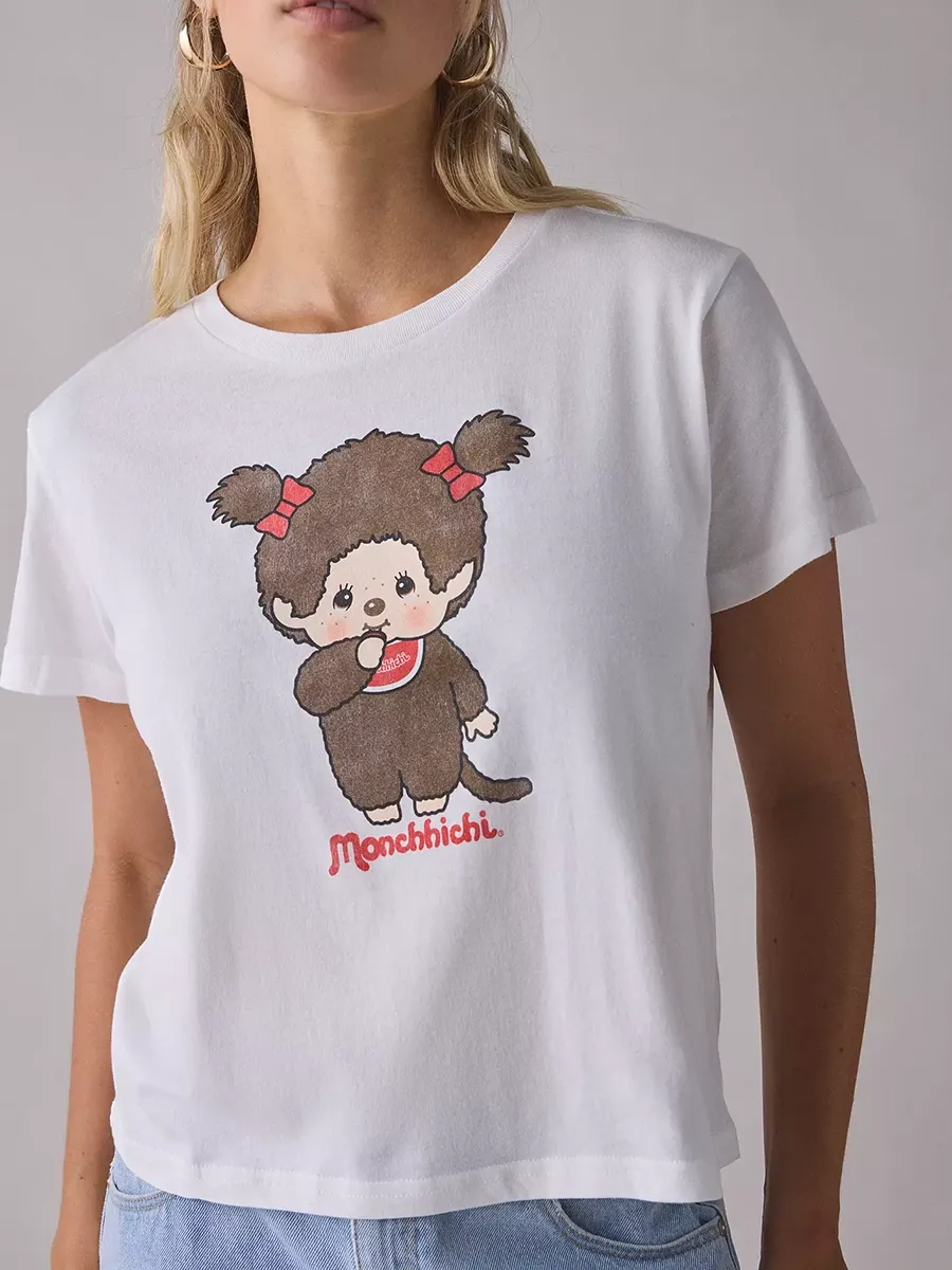 Women's Girls' Printed Pure Cotton T-Shirt