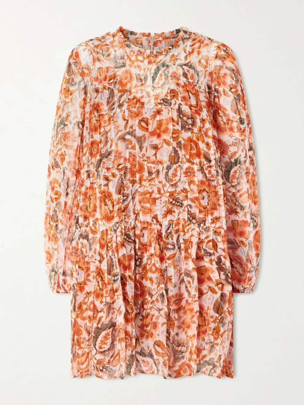 Casual Print Long Sleeve Dress