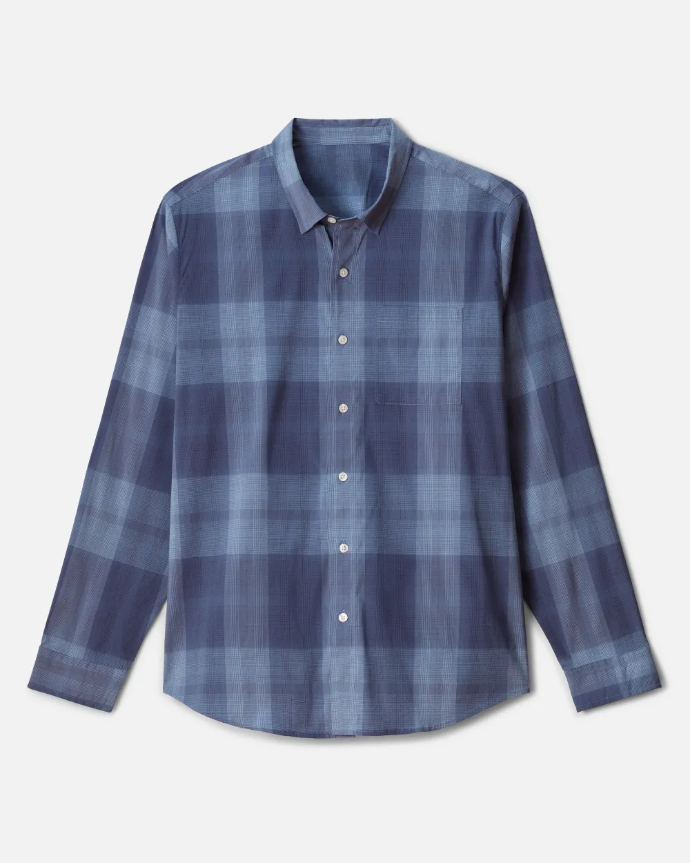 Men's Plaid Long Sleeve Button Up Shirts