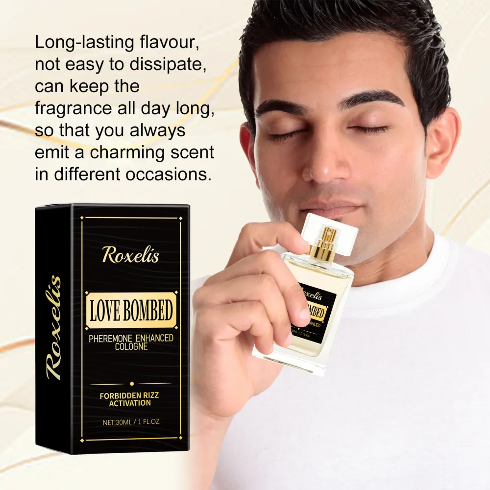 Roxelis Men's Pheromone Perfume - Men's Cologne with Long-lasting Light Scent, Ideal for Business Gentlemen, Fresh Charisma, Perfect for Encounters-WH