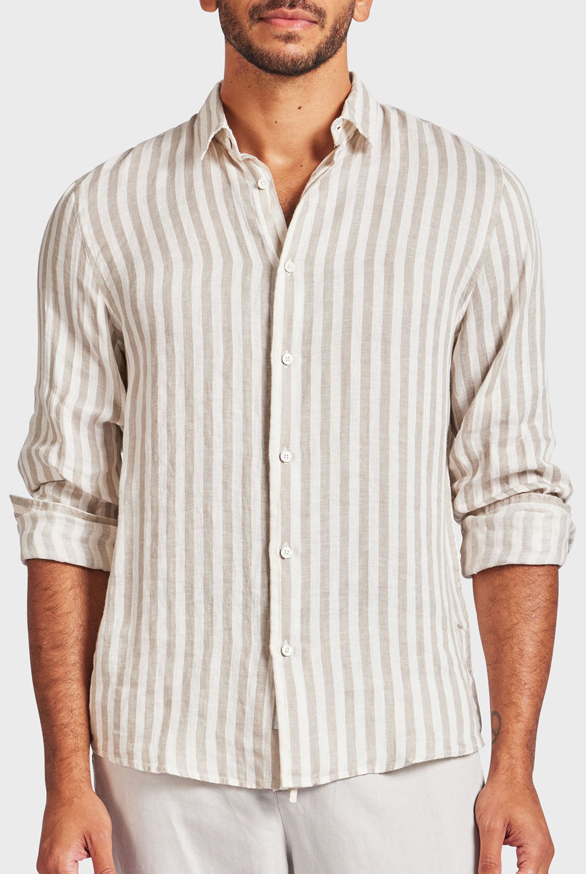 Farrelly Shirt-Desert sage
