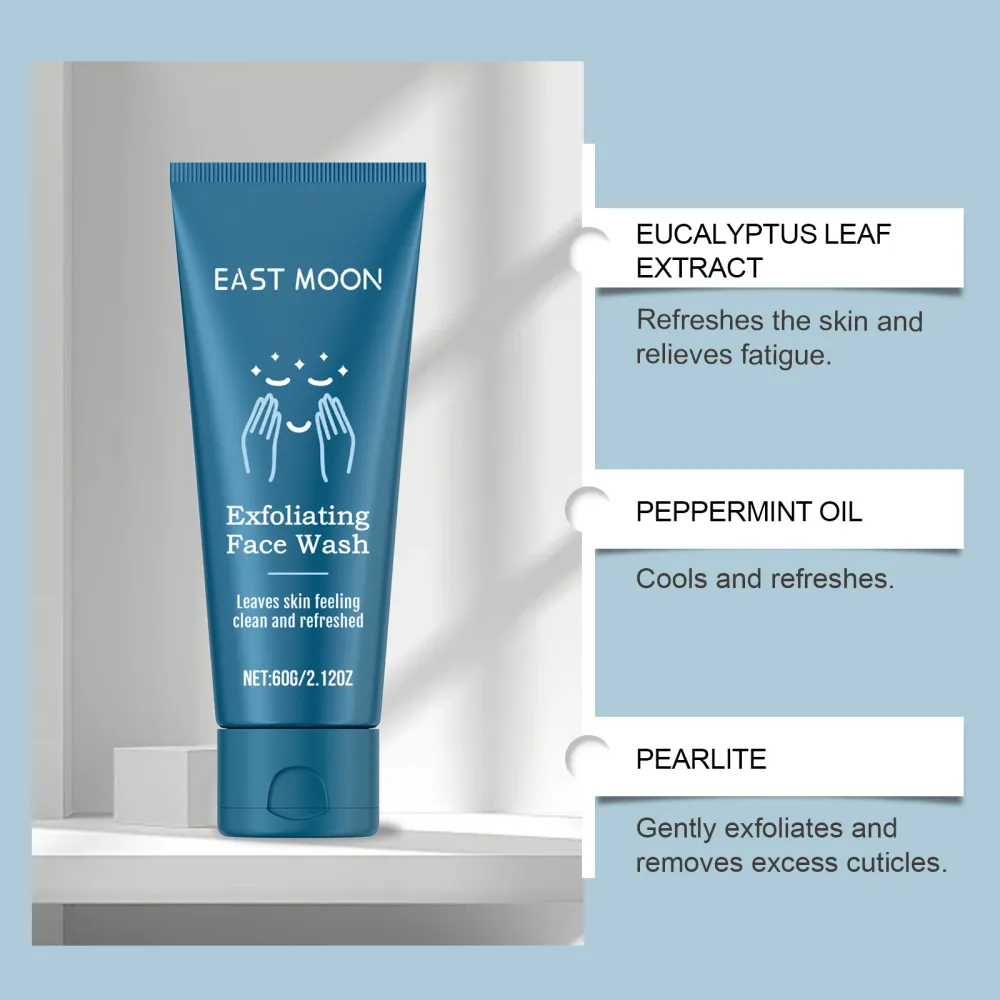 East Moon Men's Exfoliating Facial Cleanser