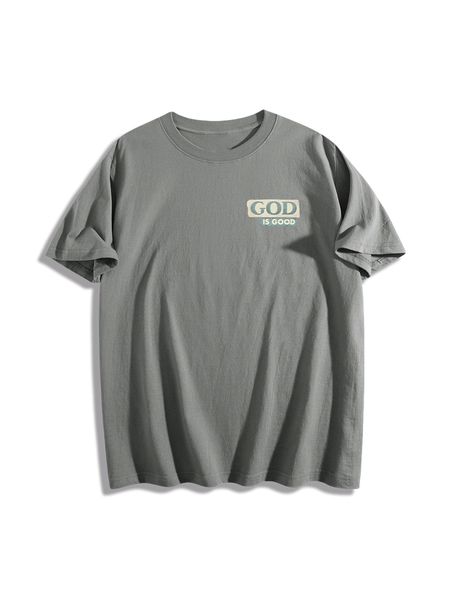 Tropical Sunset Faith Themed Graphic T-Shirt