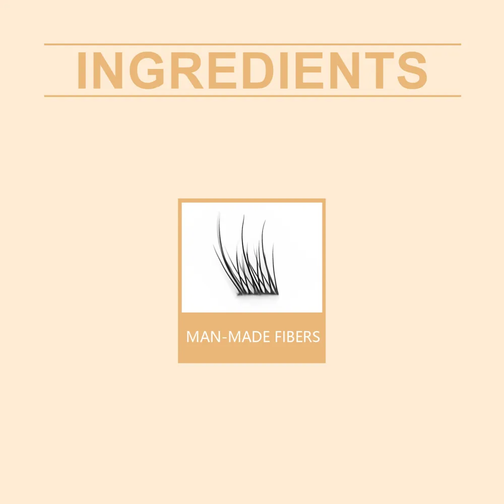 Fox-eye glue-free false lashes