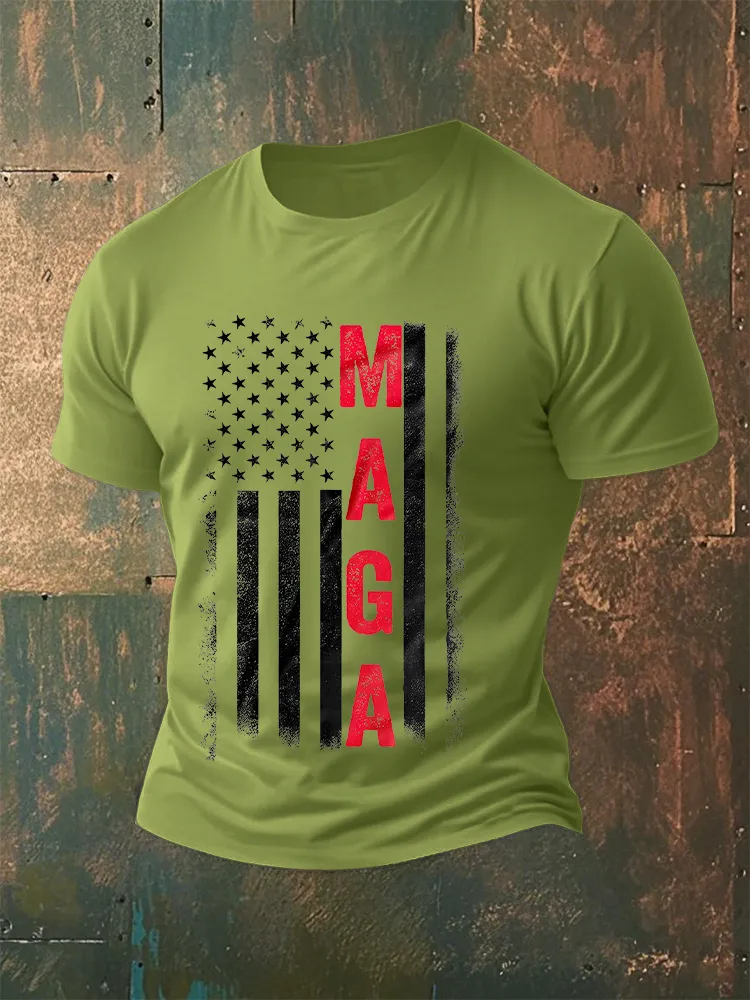 Men'S Maga Crew Neck Short Sleeve T-Shirt