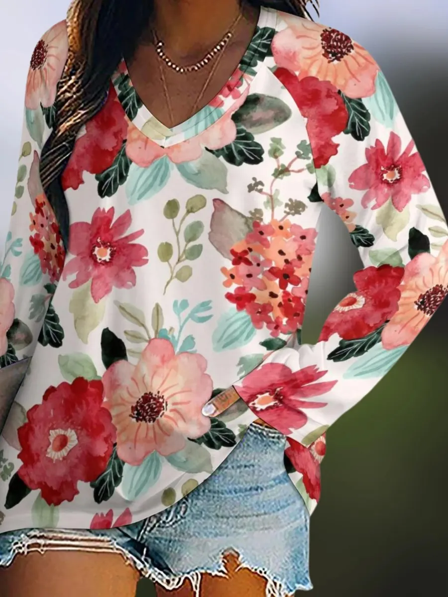 Botanical Watercolor T-Shirt