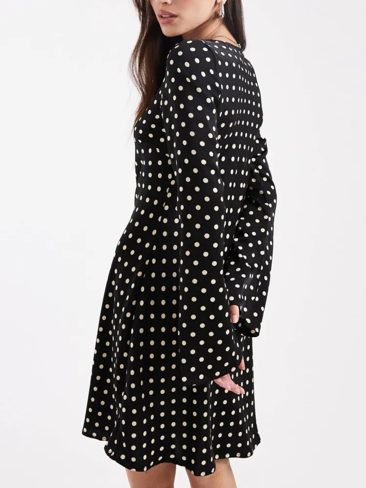 Polka Dot Regular Fit Dress