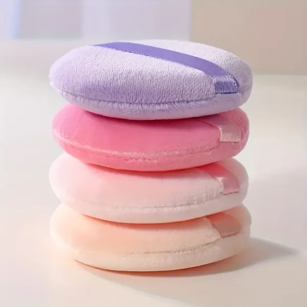 Multicolor  3pcs of Round Makeup Sponges