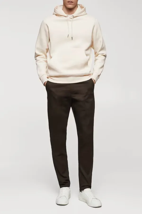 Warm-Effect Brushed Cotton Interior Hoodies