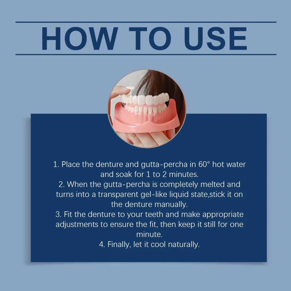 Denture decoration denture set