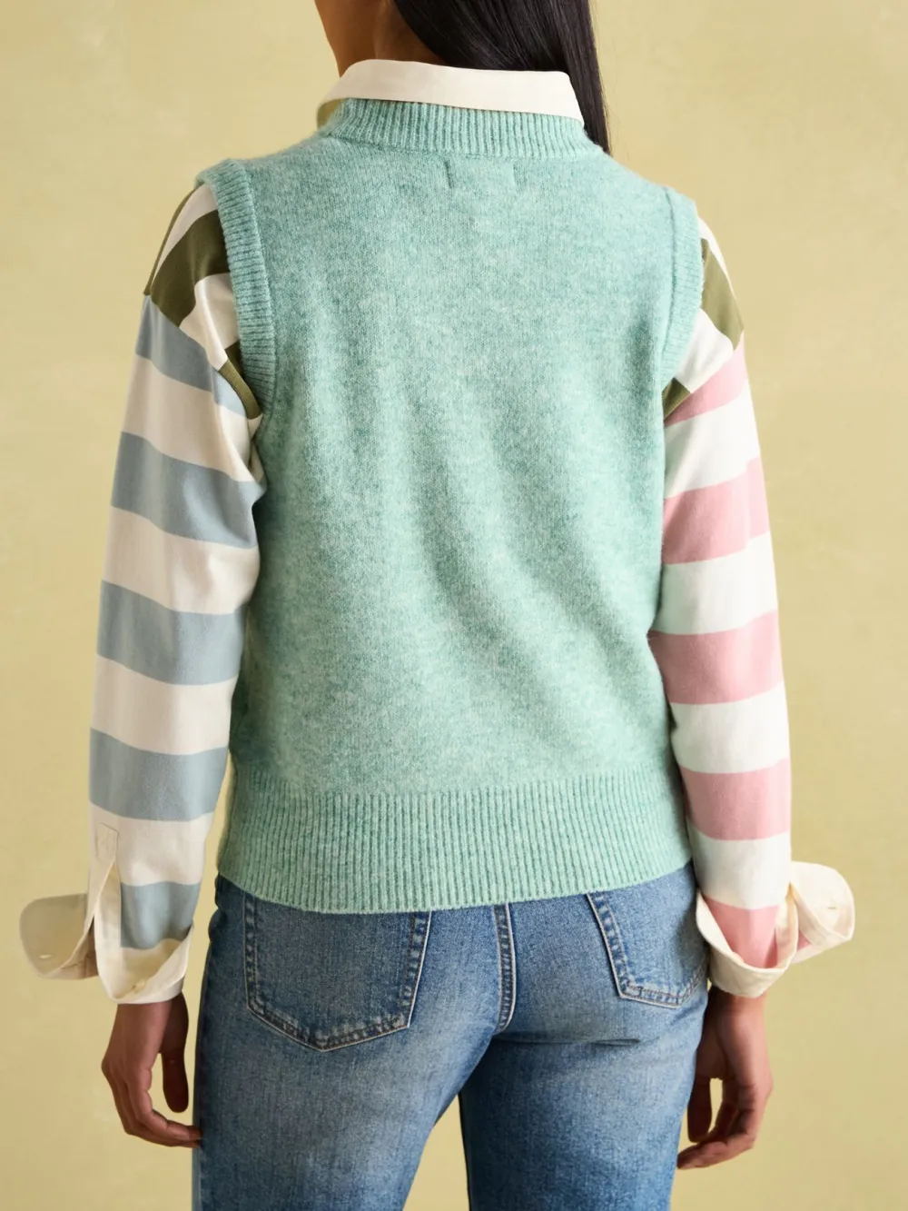 Pink Knitted Vest