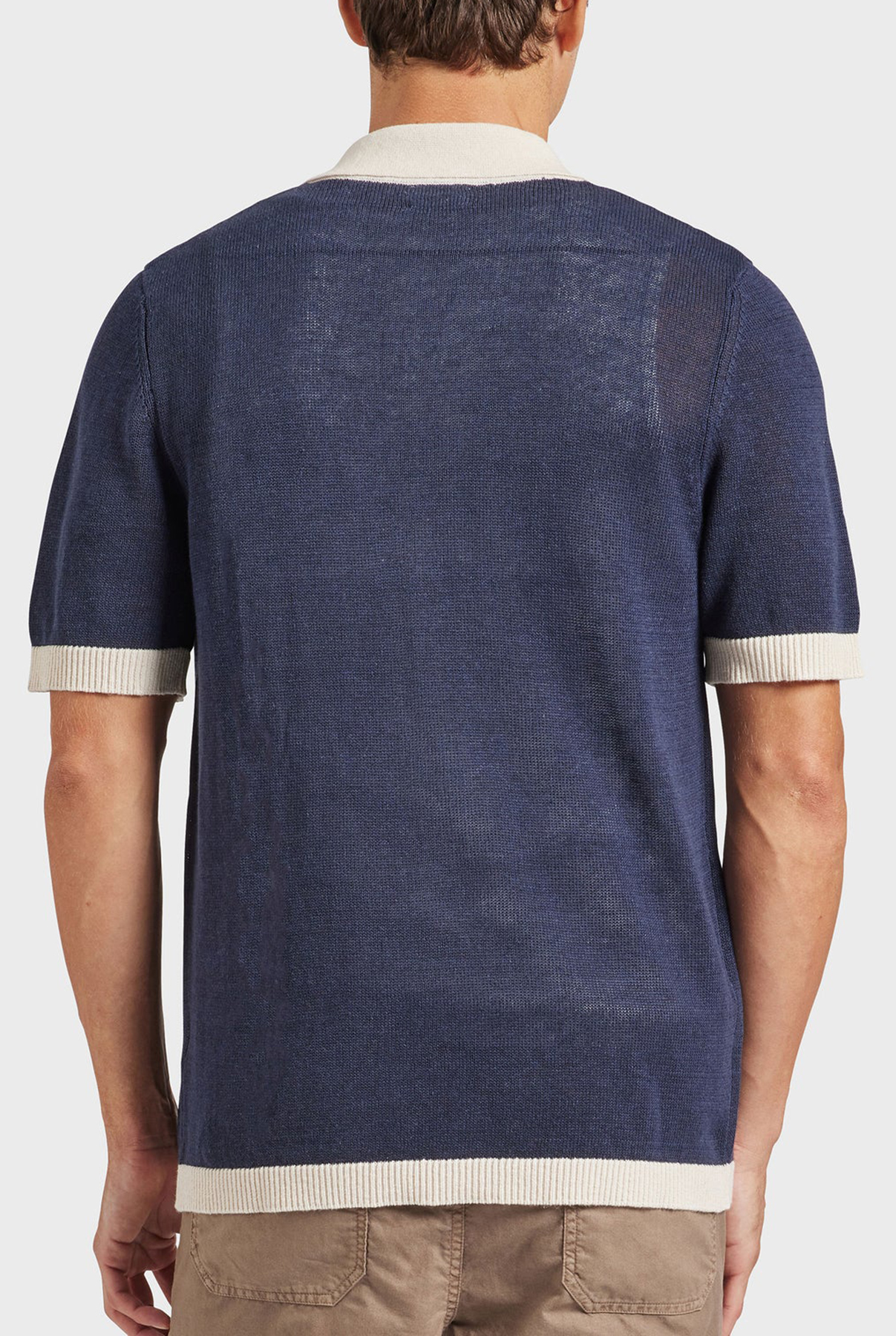 Gatsby Knit Polo-Navy
