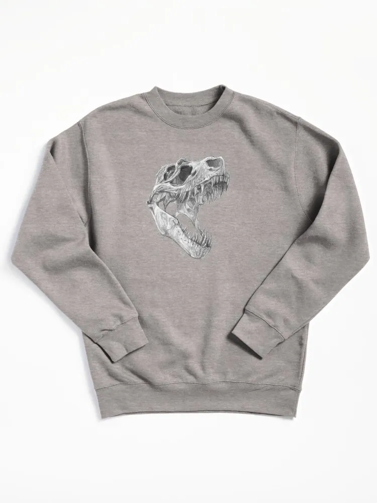 T-rex Skull Pullover Sweatshirt