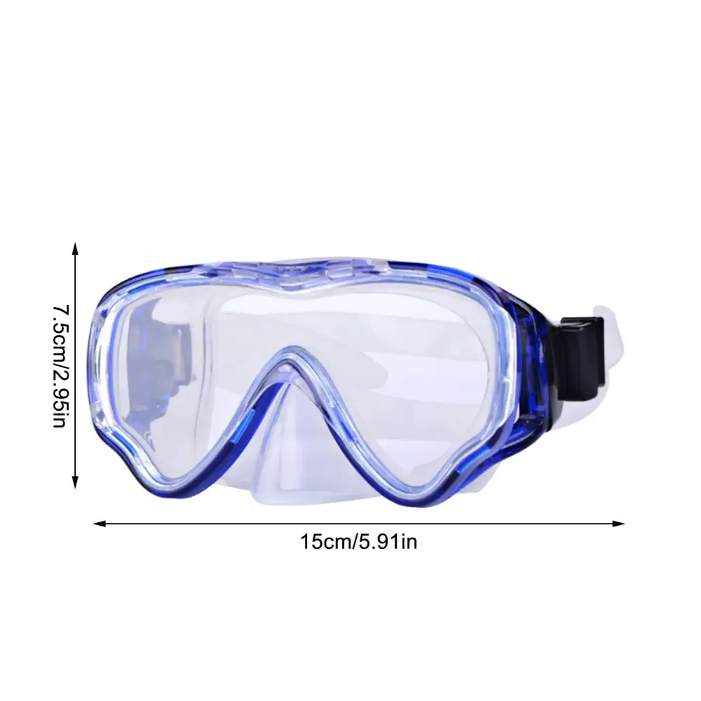 Anti-Fog Nose Strap Transparent Lens Waterproof Diving Mask