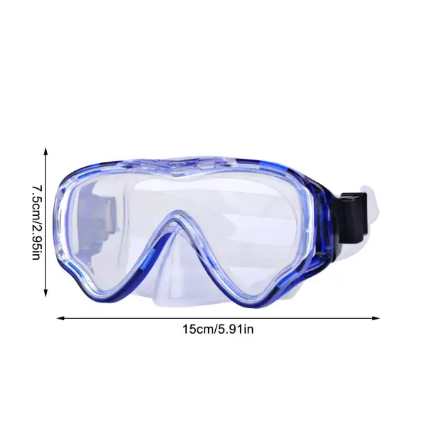 Anti-Fog Nose Strap Transparent Lens Waterproof Diving Mask