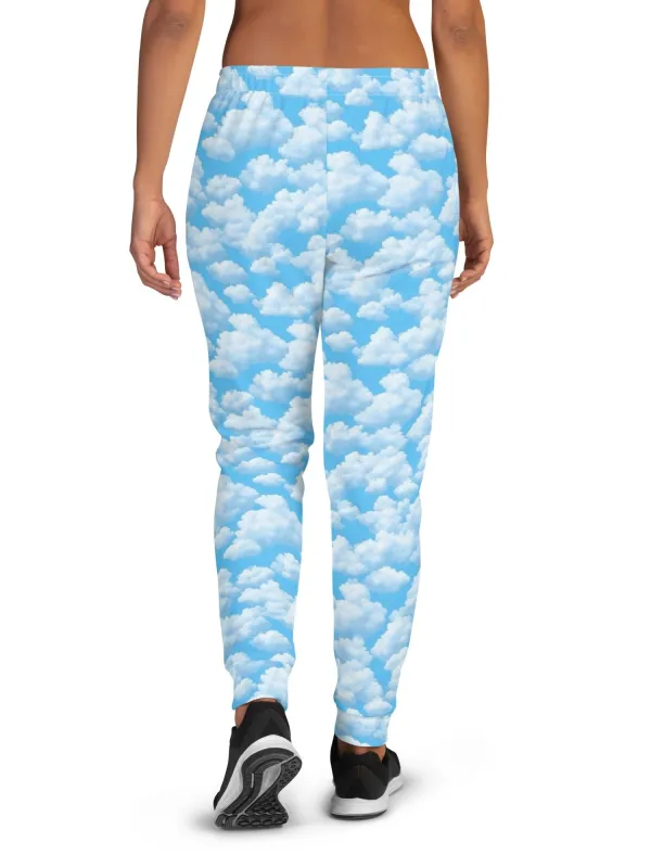 Fluffy Cloud Pattern Trousers