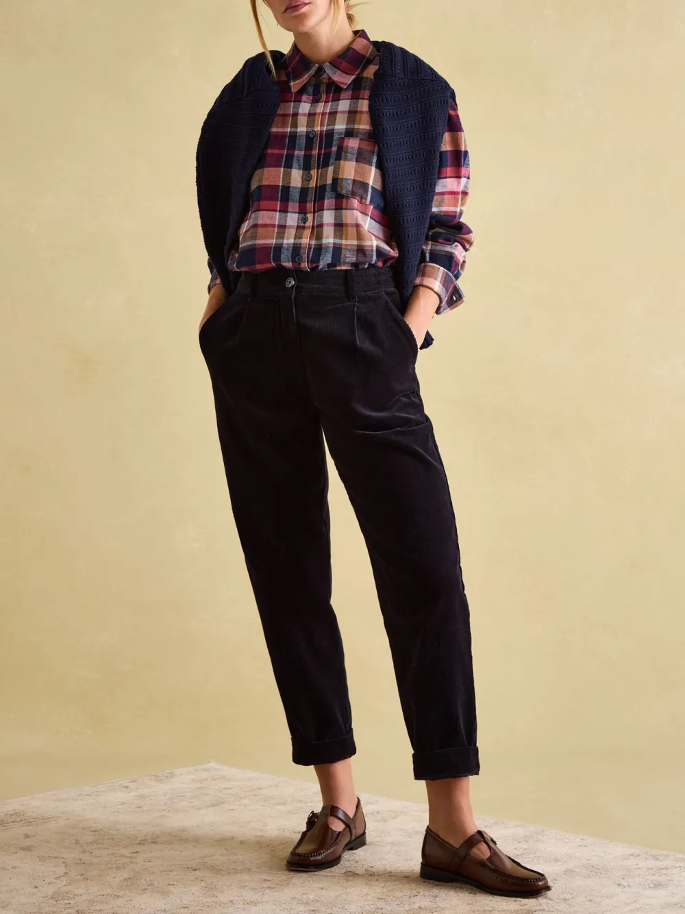Full Button-Down Fastening White Pleated Tuxedo-Style Shirt