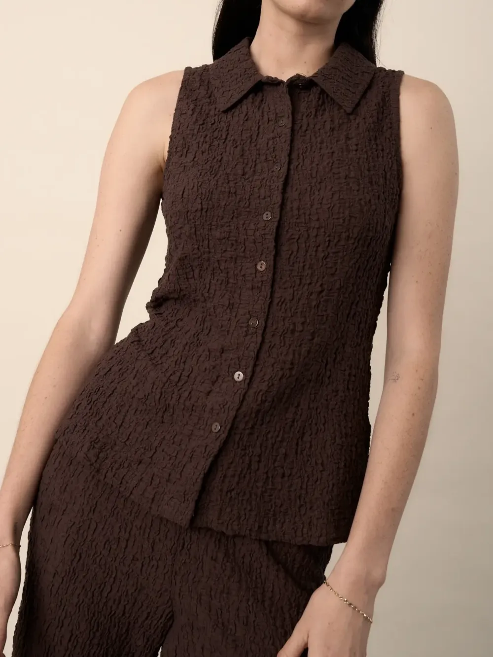 Black Knitted Vest