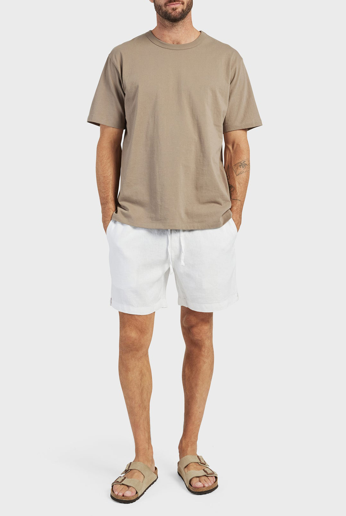 Riviera Linen Short- Navy