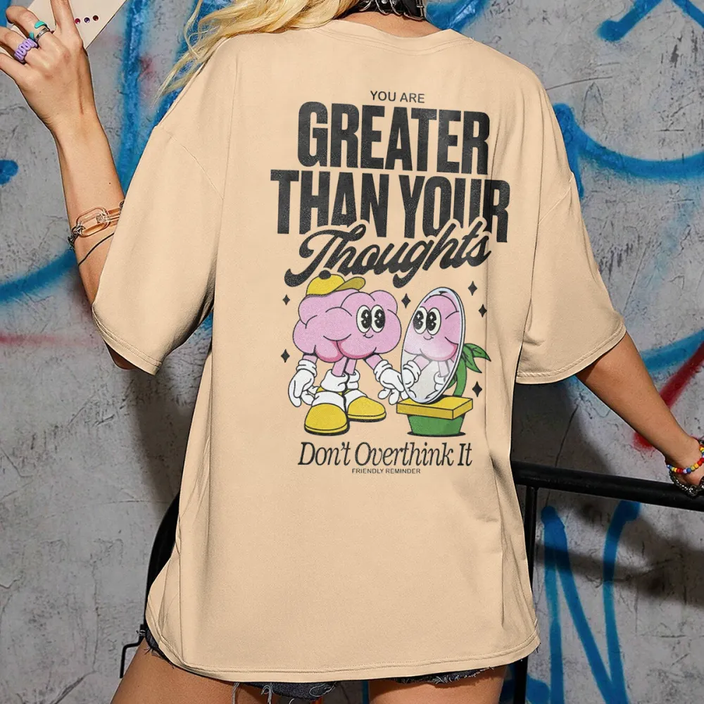 Women's Greater Than Thoughts Graphic Tee