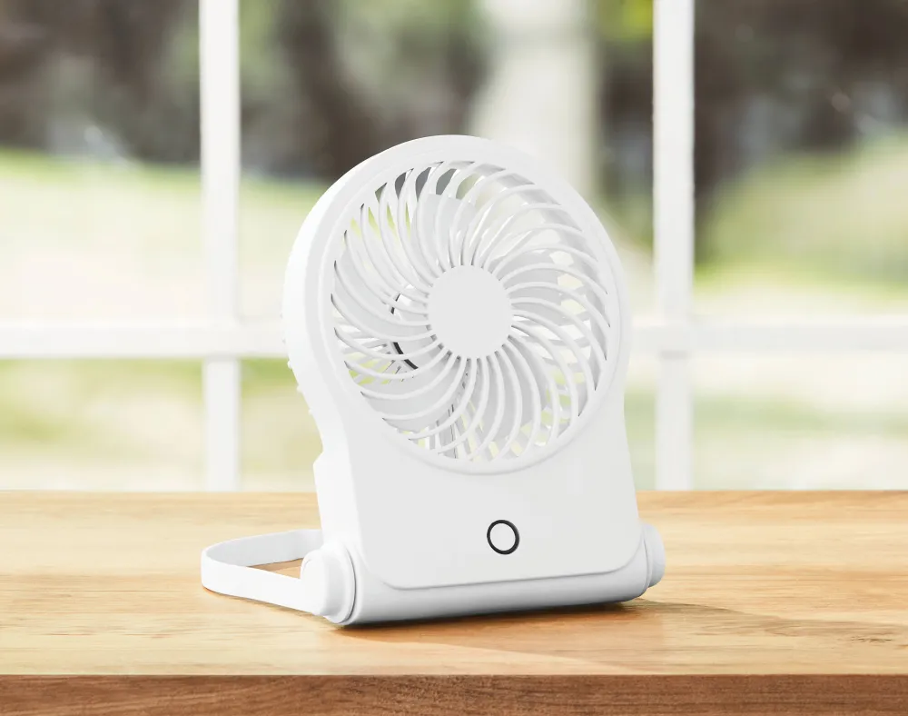 Dual Power Adjustable Wind Speed Small Fan