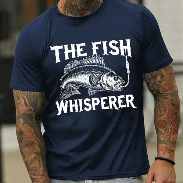 Fish Related Concept Graphic T-Shirt