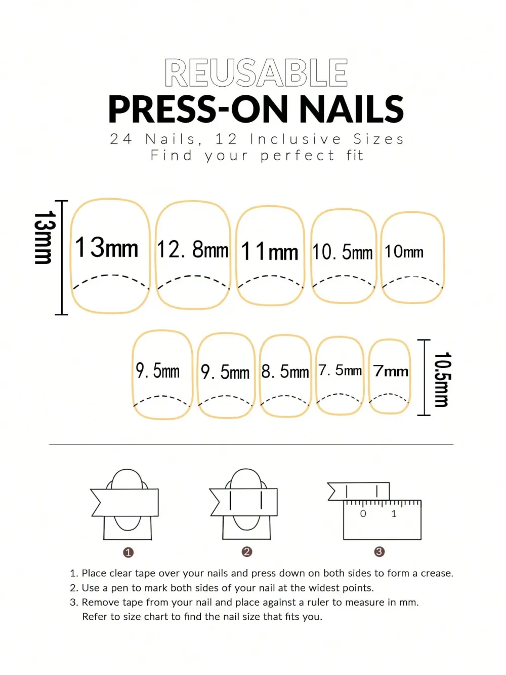 Nailhour 24pcs Leopard Petal & Solid Square Almond Short False Nails