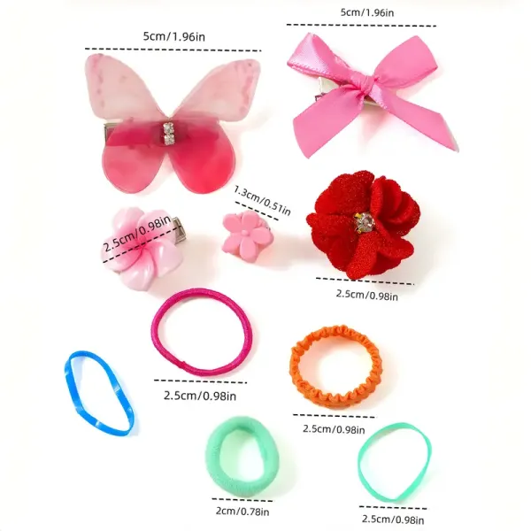 Set Combination Of Dopamine Hair Accessories