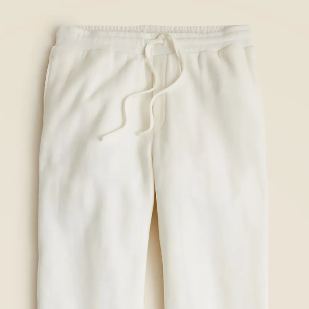 Stretch Terry Wide-Leg Sweatpants