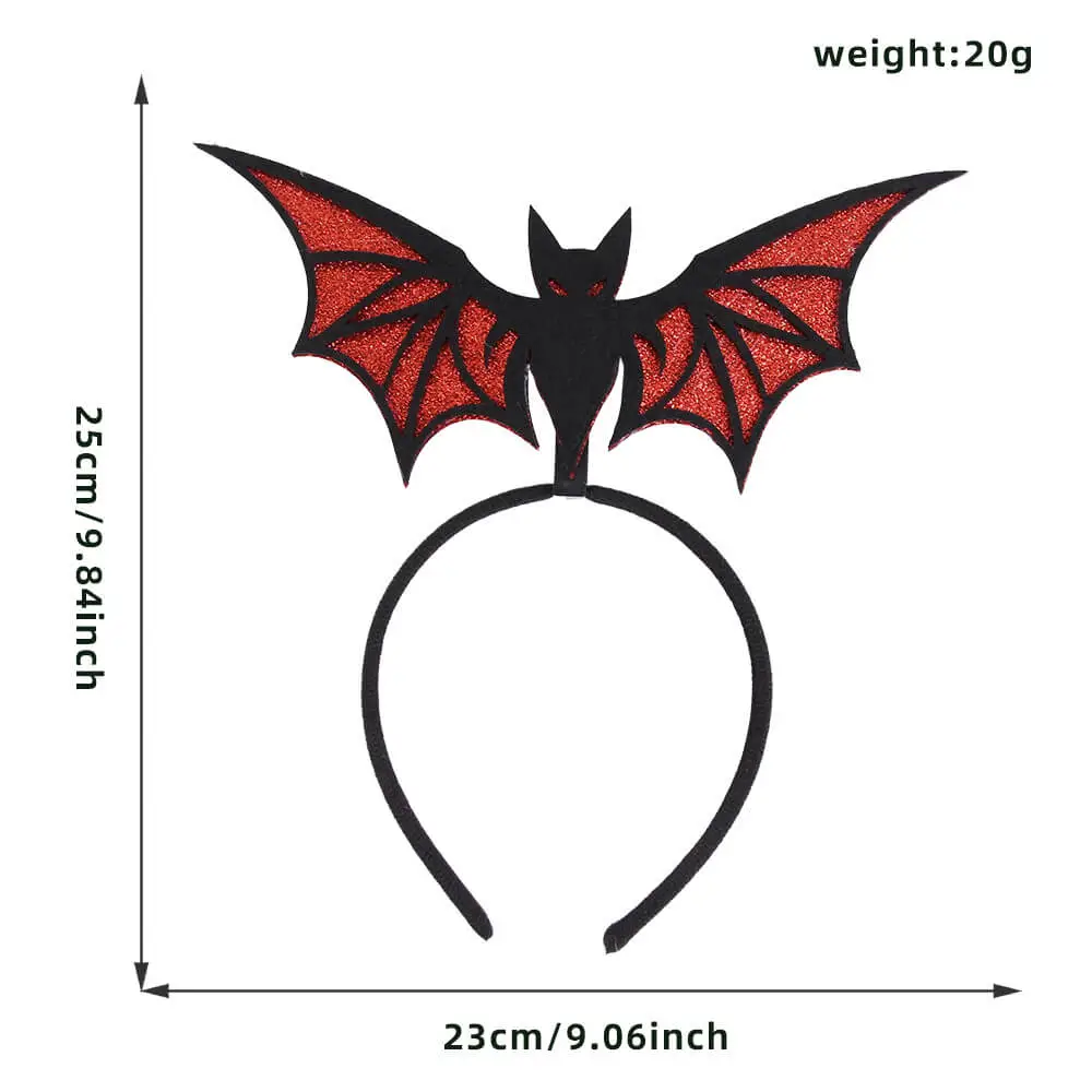 4 Pcs Halloween Bat Headband Party