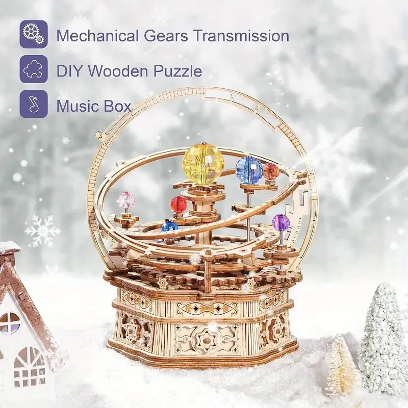 Creative DIY Wooden Assembly Model Toys
